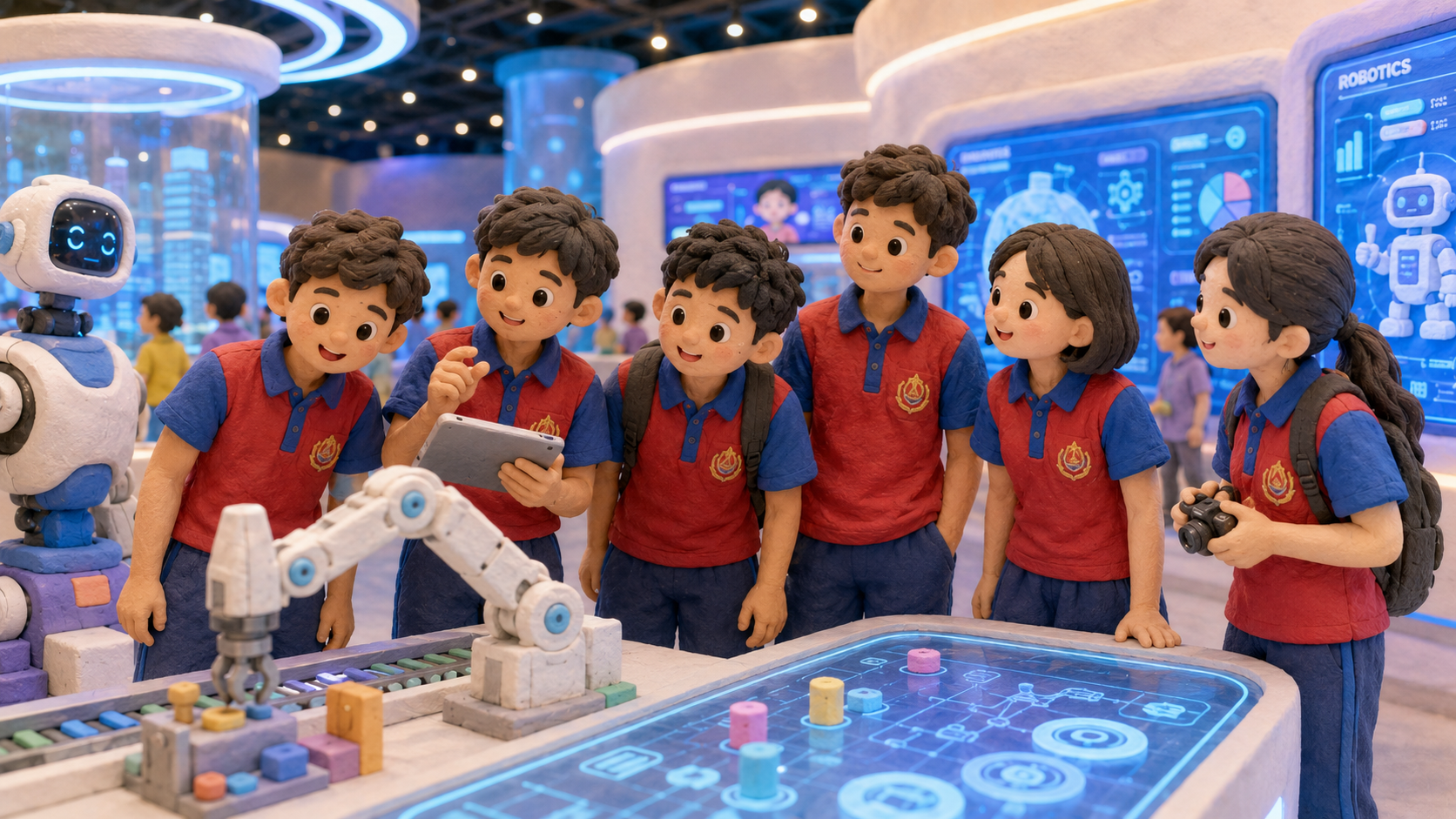 นักเรียนลือคำหาญศึกษาดูงานหุ่นยนต์และเทคโนโลยีใน Shenzhen